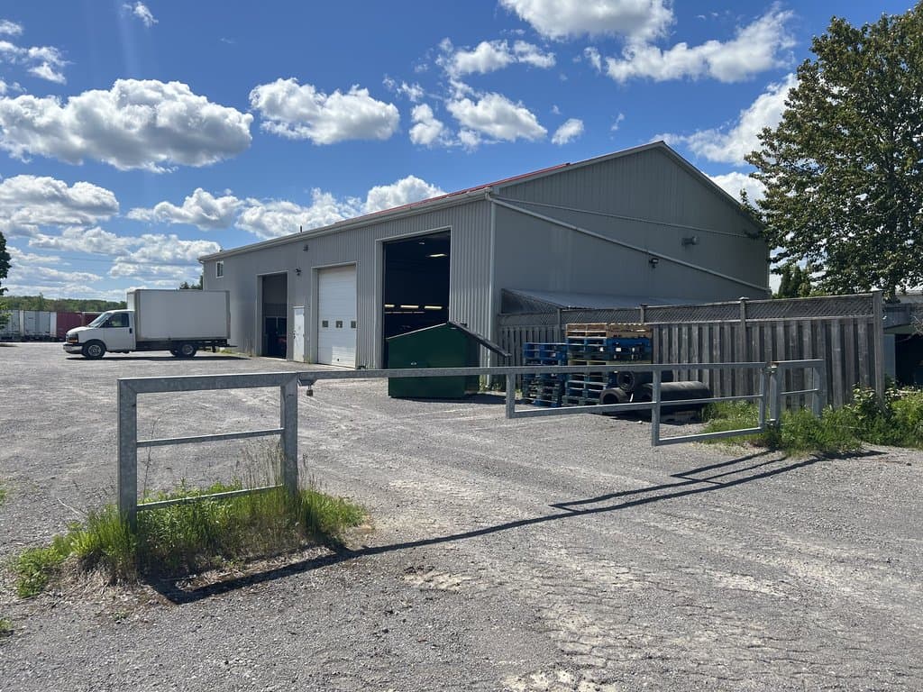 Warehouse exterior gate