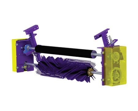Belt-Driven Brush Cleaner